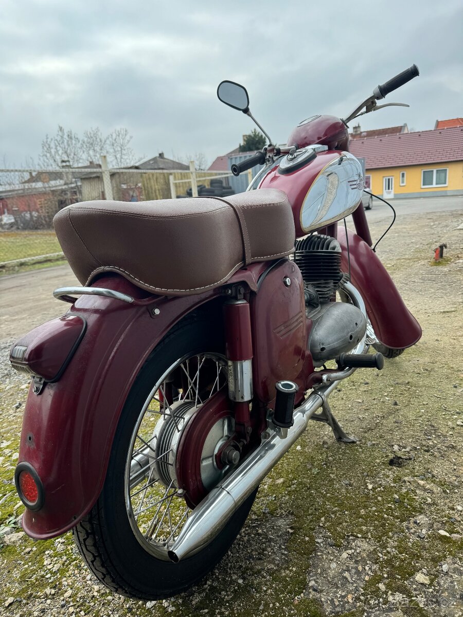 JAWA-ČZ 175 KEJVAČKA ROK 1957 TYP 356 SPZ TP PŮVODNÍ VŠE