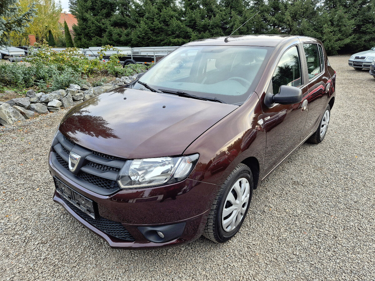 Dacia Sandero 1.2 16V/ 2016, KLIMA, NOVÁ STK