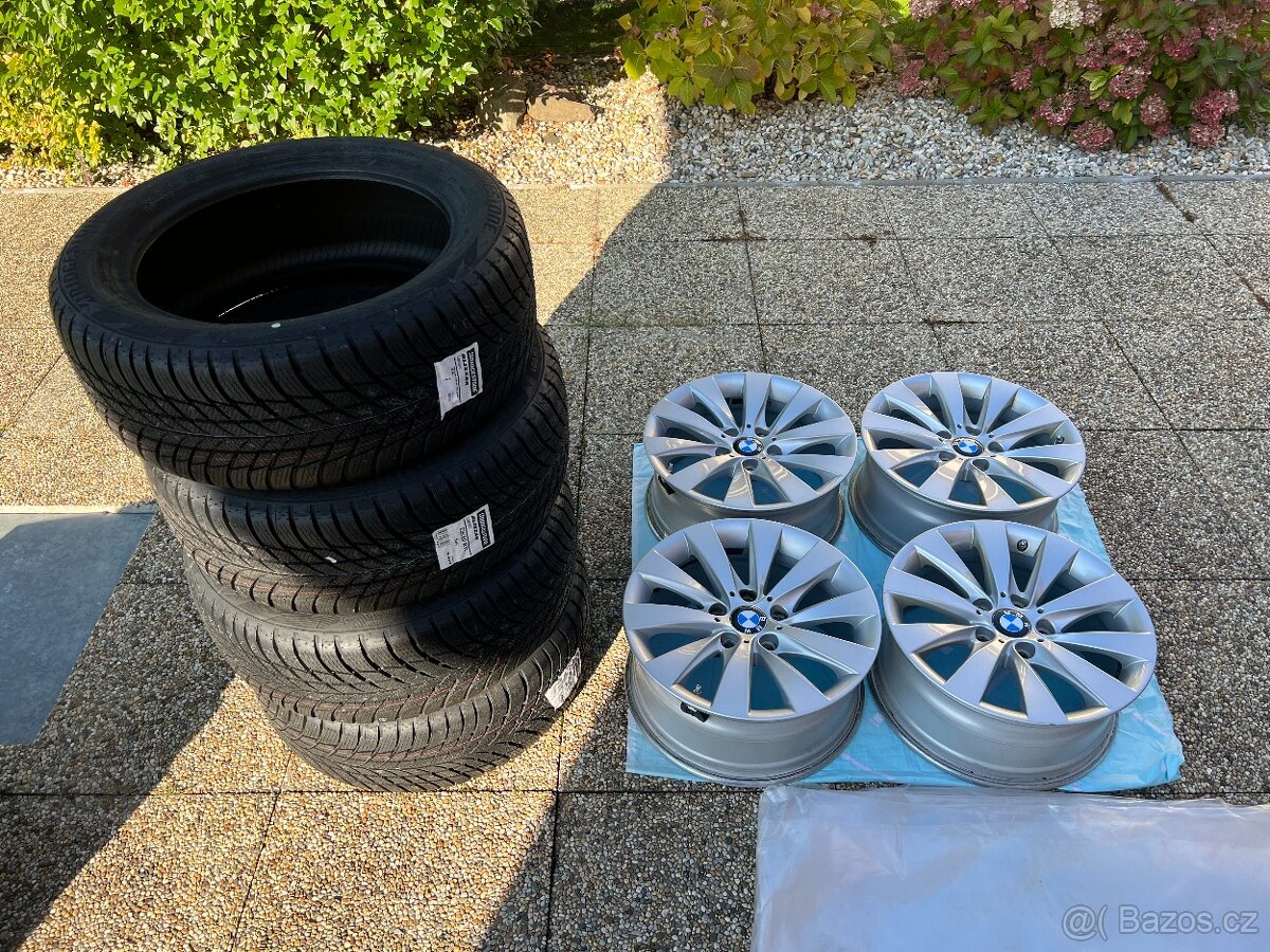 4 ks 17" alu disky + 4 ks zimních pneu