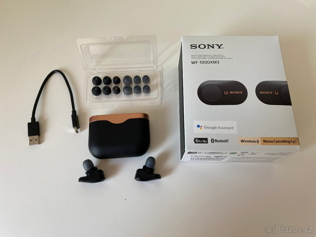 Sluchátka Sony WF-1000XM3 Black