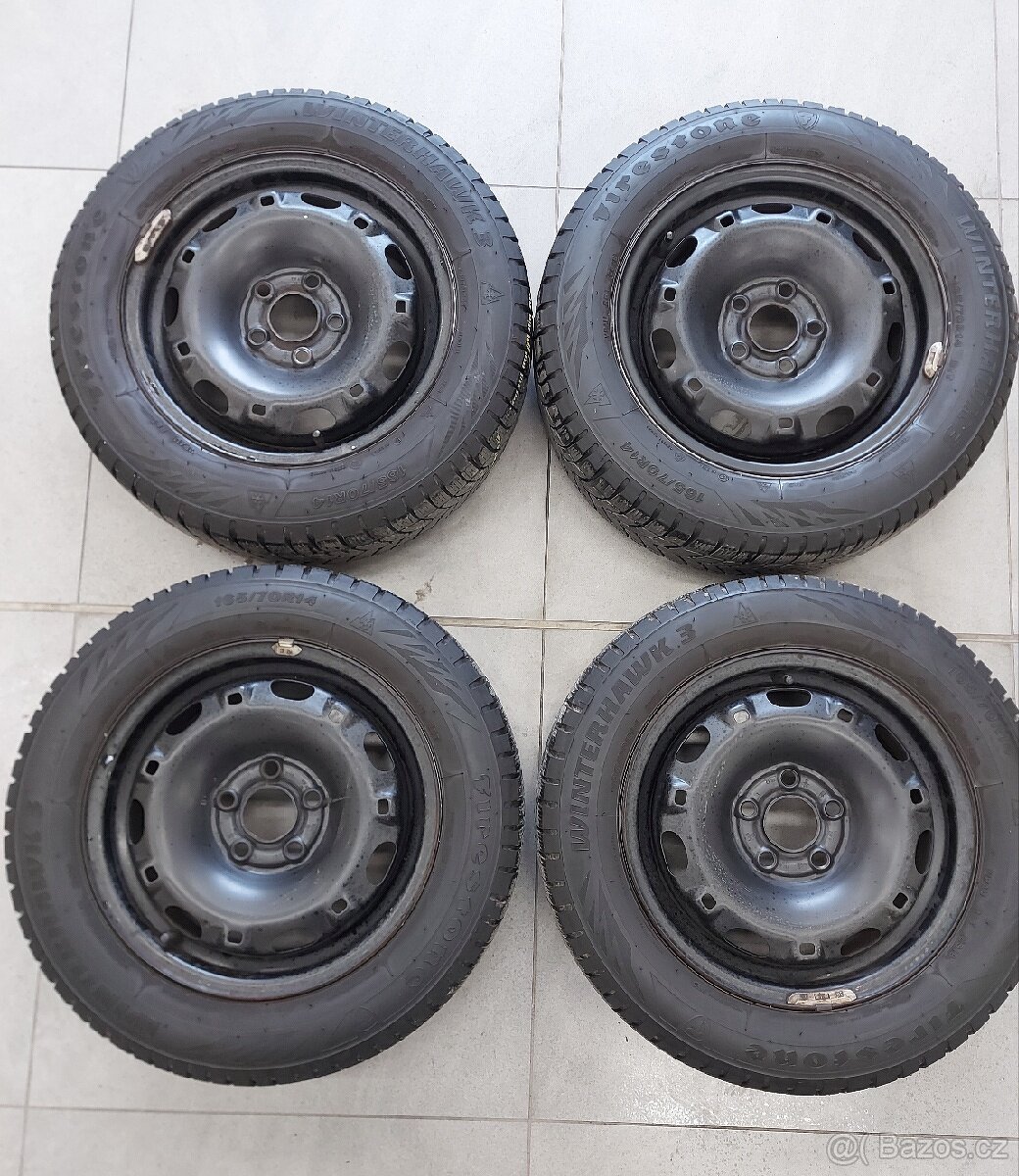 Sada zimních kol 5x100 165/70 R14 Škoda VW