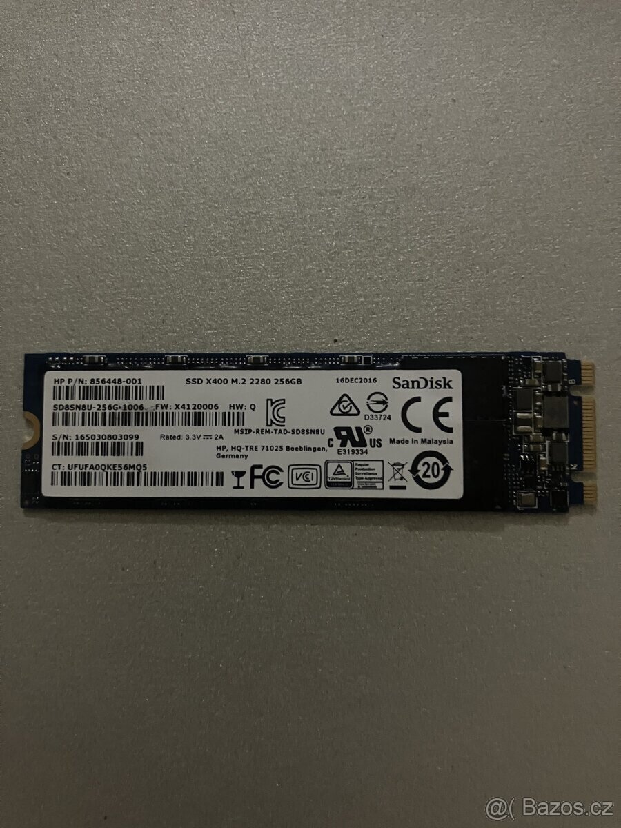 SSD M.2 256 GB