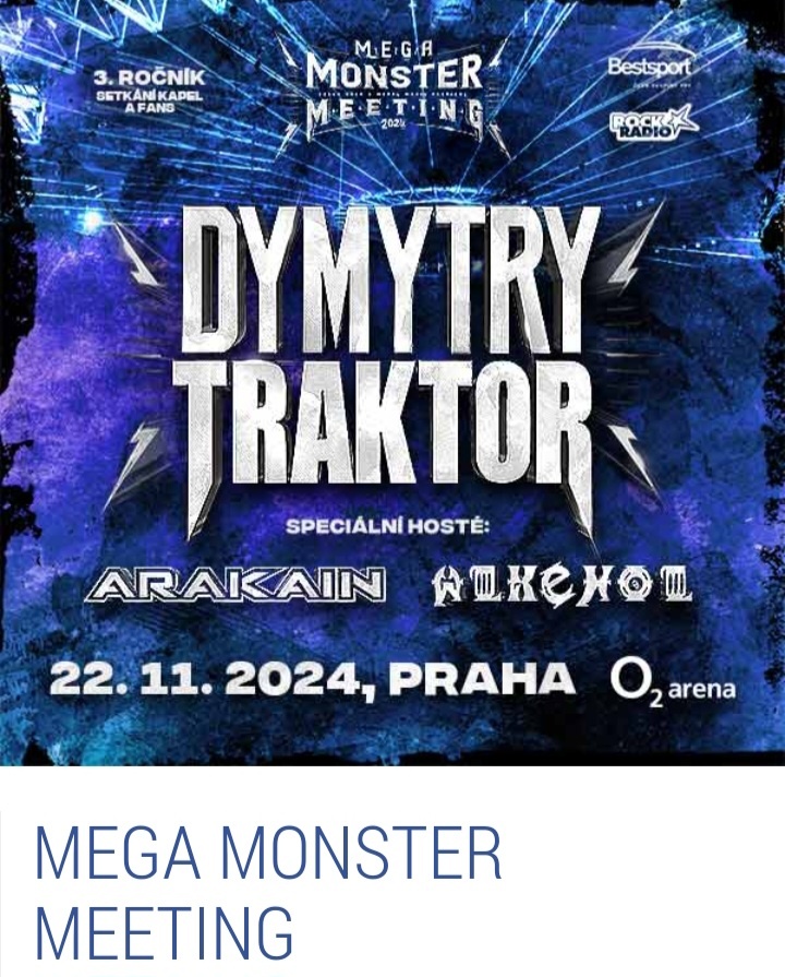 MEGA MONSTER MEETING (STANÍ) - prodám vstupenky.