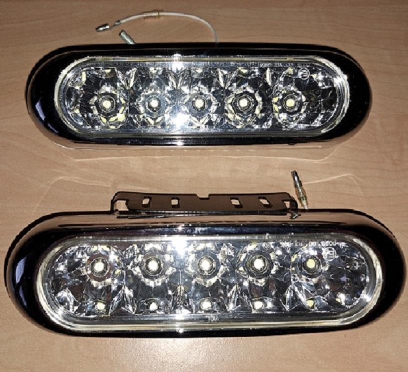 Světla pro denní svícení DRL-2x5 LED.12/24V.