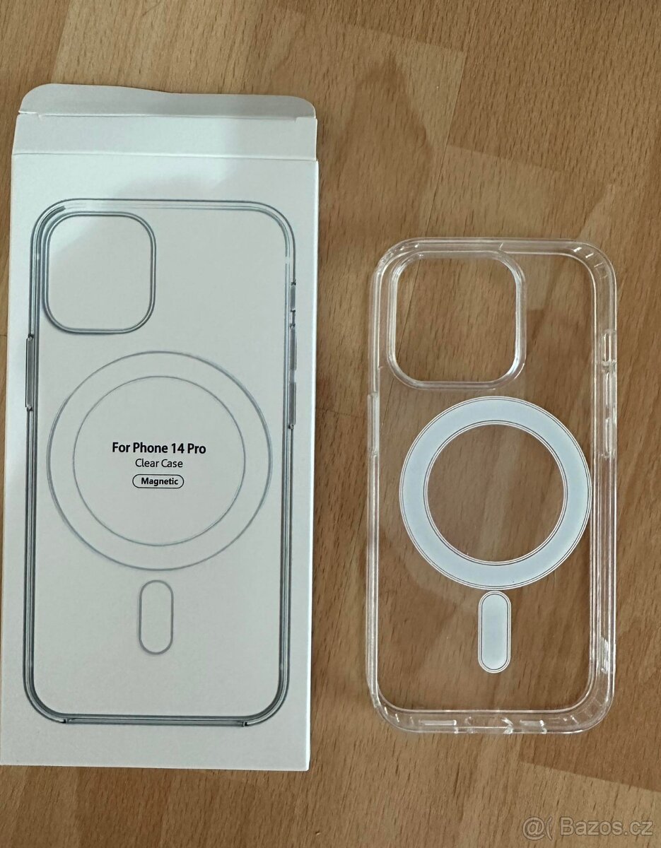 průhledný kryt s magsafe iphone 14 pro