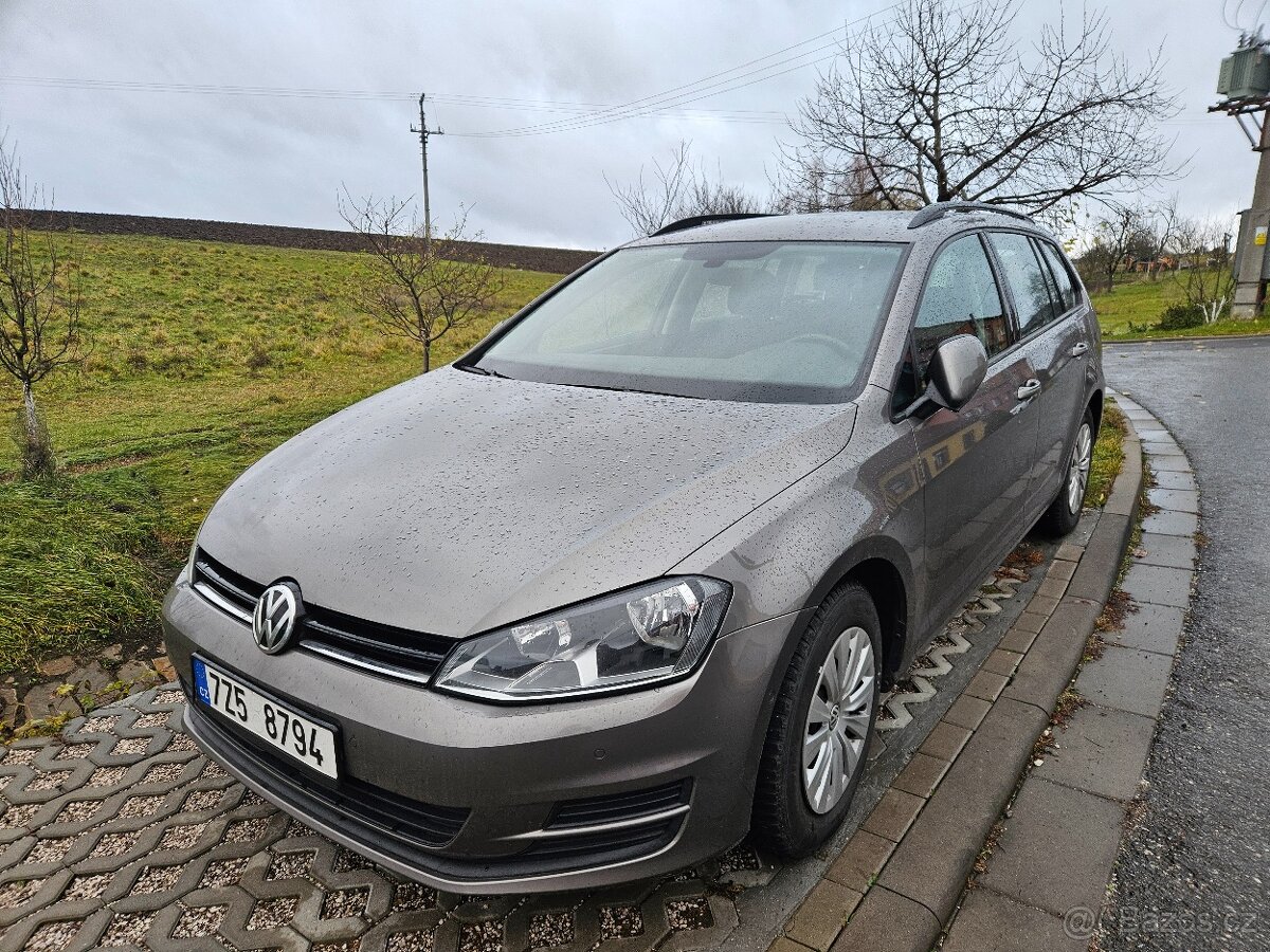 Volkswagen Golf 7 variant 1.6 TDI 80tkm ACC, DPH