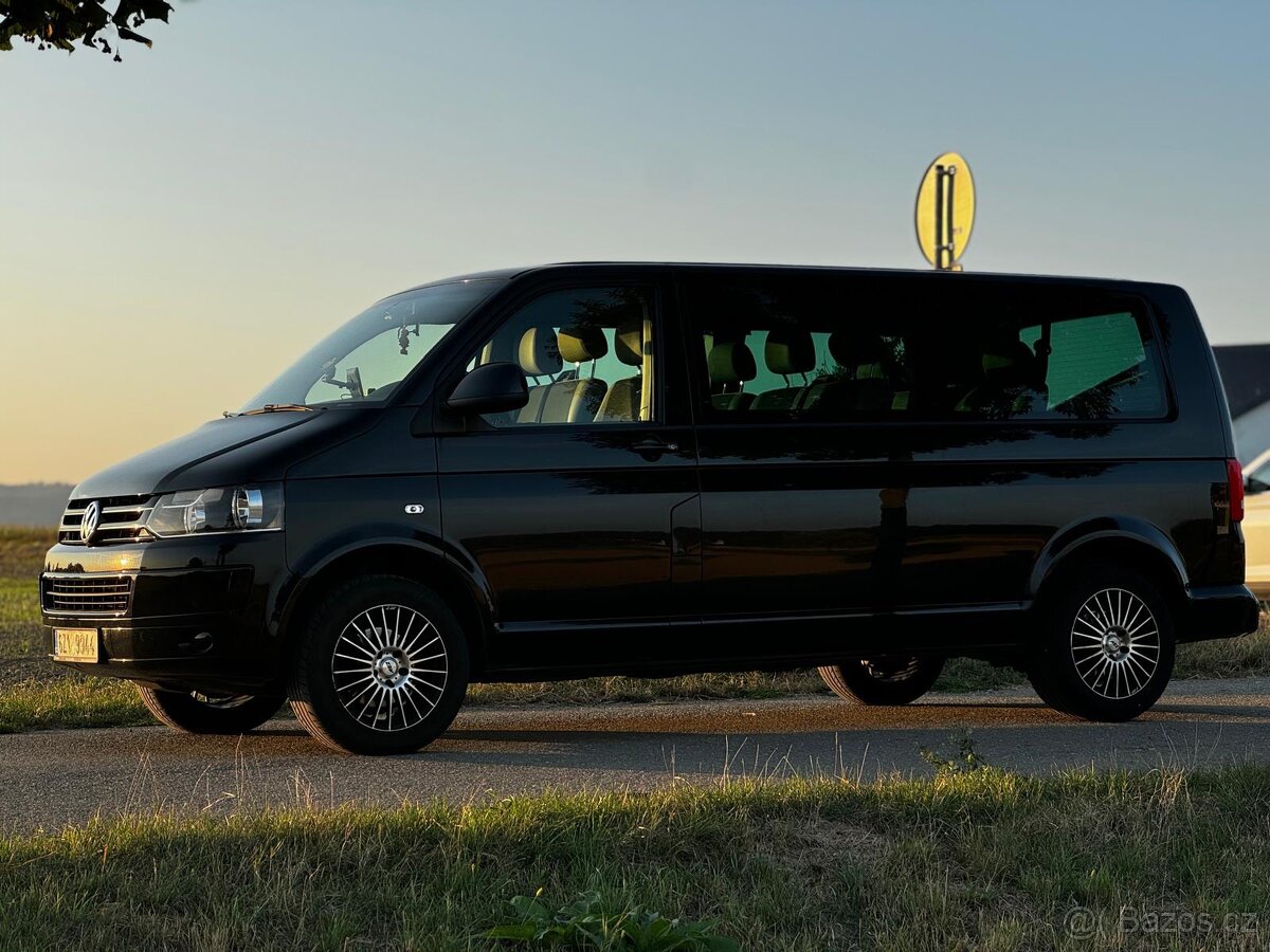 VW Caravelle T5, 1,9/103 kw, 9 míst, extra long