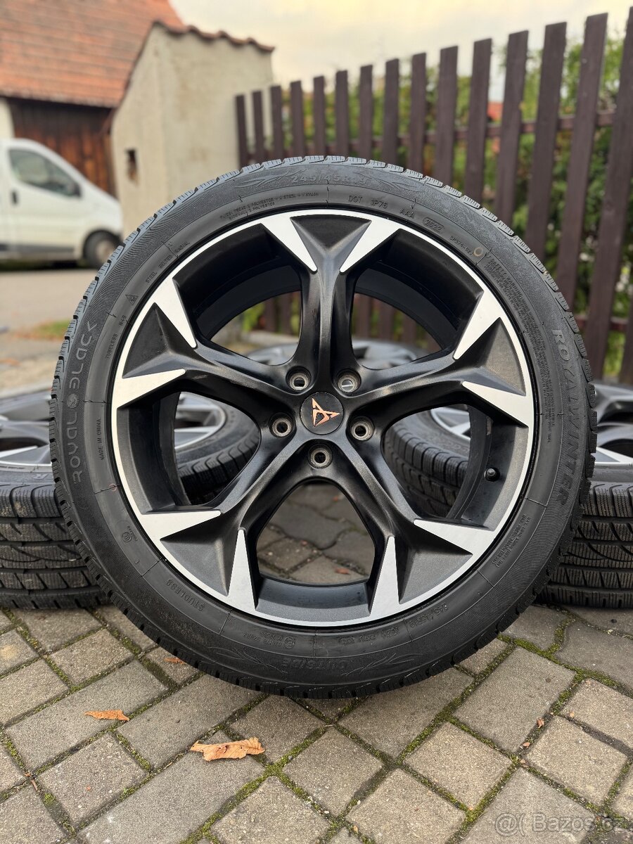 ORIGINÁL Alu Cupra Formentor R19, 5x112 - TOP ZIMNÍ PNEU