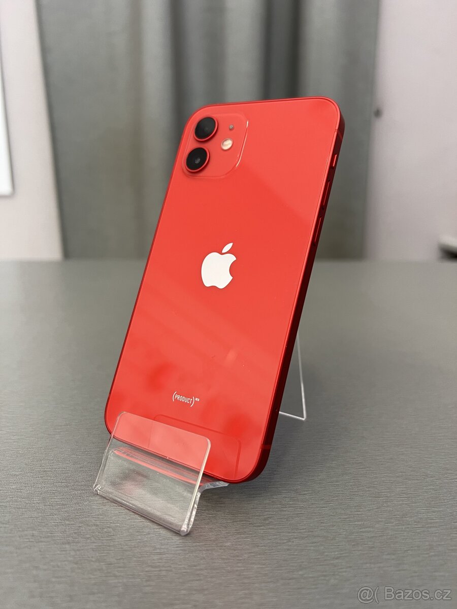 iPhone 12 64GB Red, 12 měsíců záruka