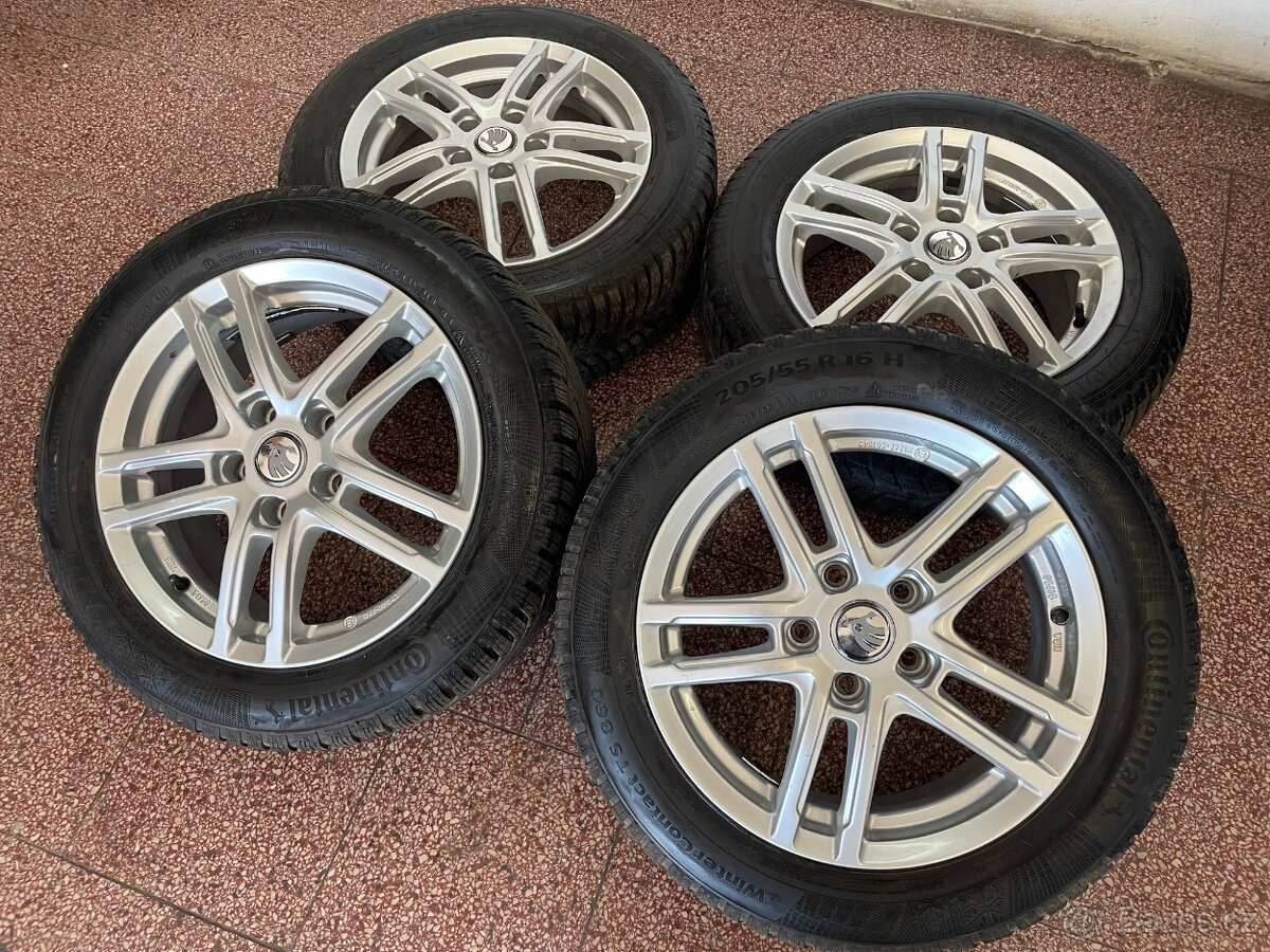 Alu kola 5x112 r16 zimní pneu 6mm