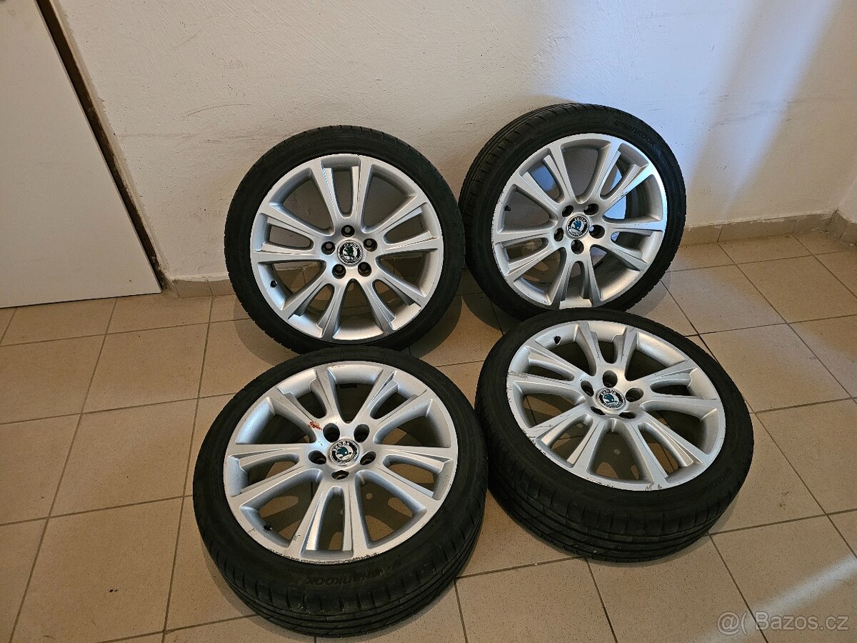 5x112 r18 original skoda rs zenith