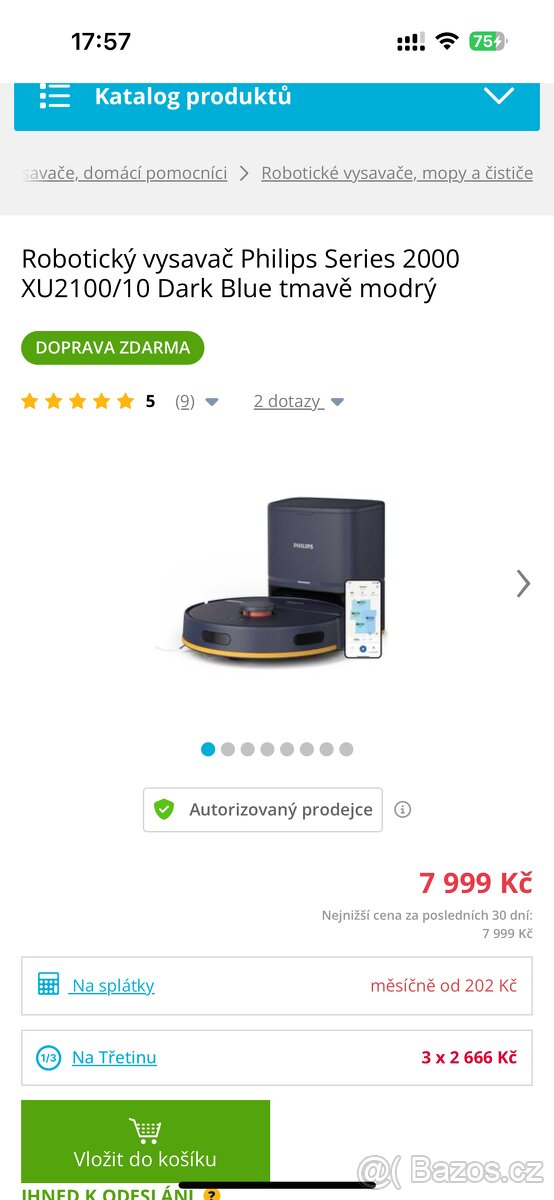 Robotický vysavač Philips