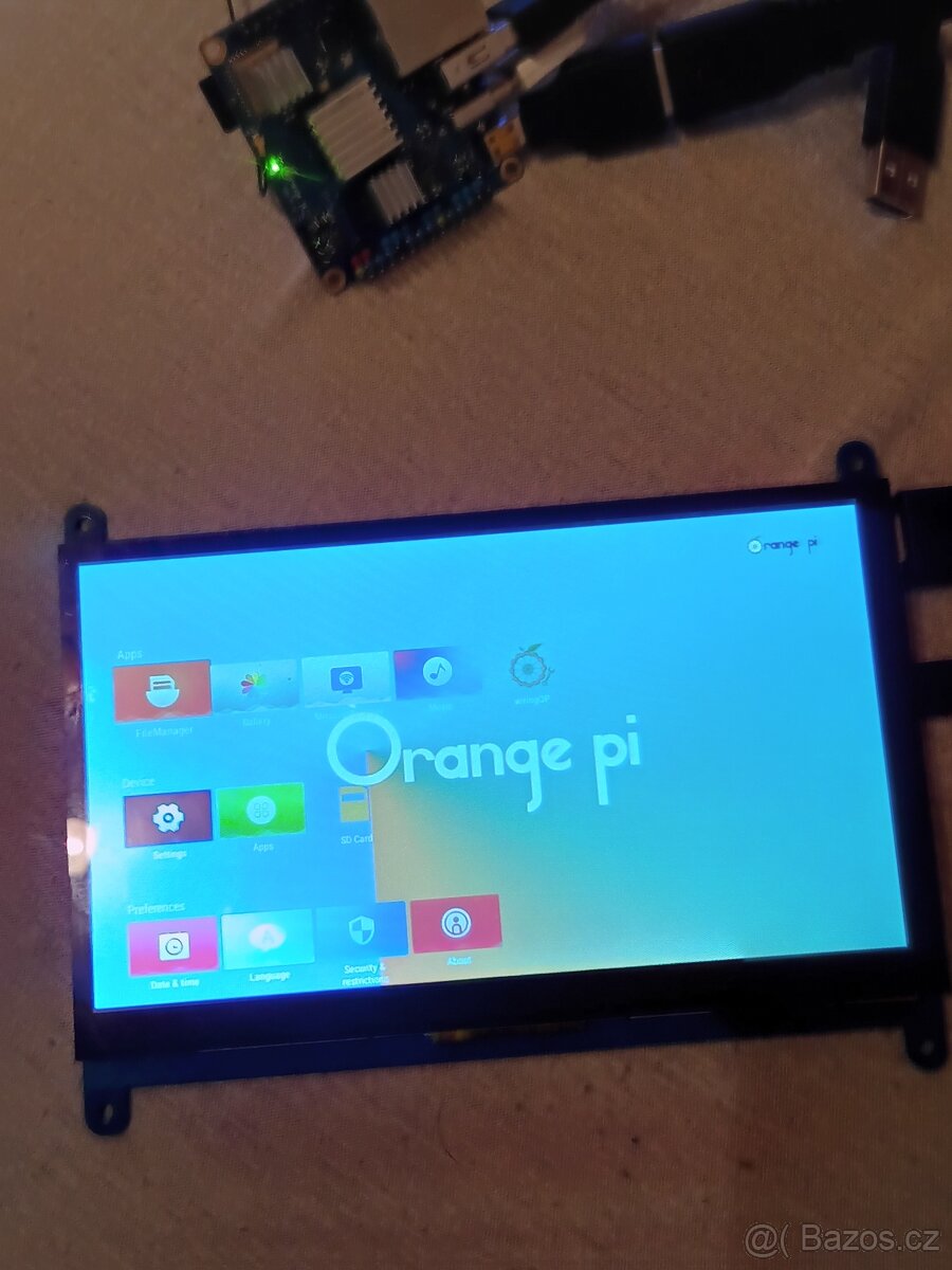 Orange pí zero 3 + LCD display 7inch dotykový