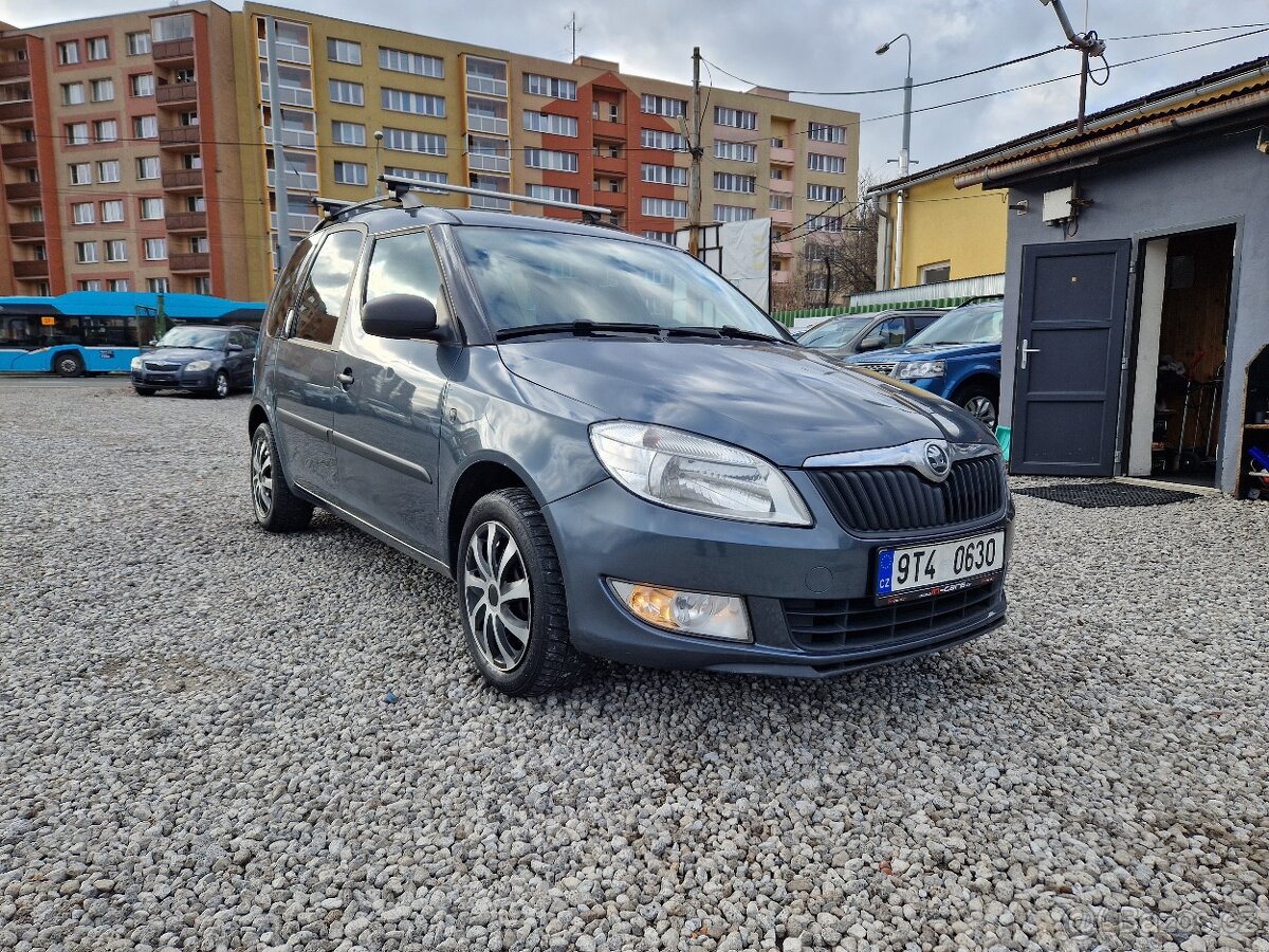 Škoda Roomster,1.4i 16V,63KW,KLIMA,TZ,1.MAJITEL,ČR,R.V.2014