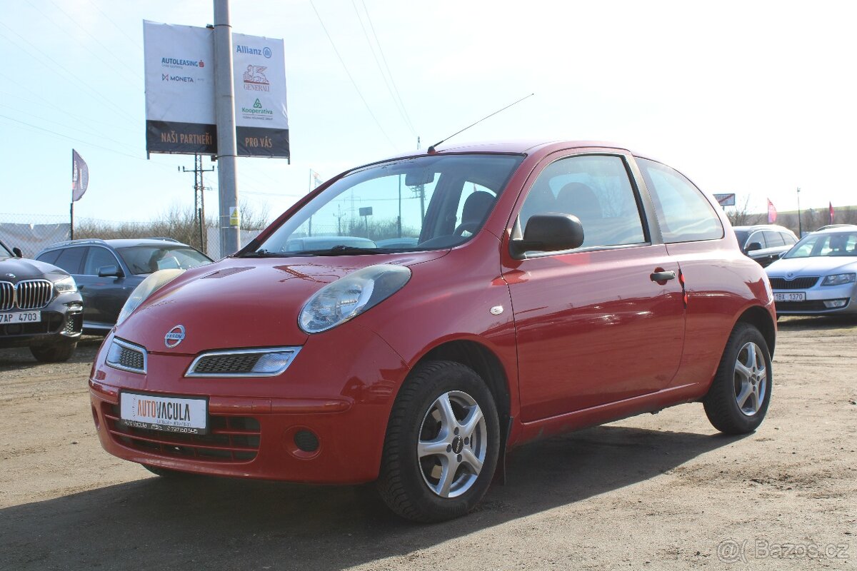 Nissan Micra 1,2i 48KW, KLIMA, STK 12/2026, r.v. 2010