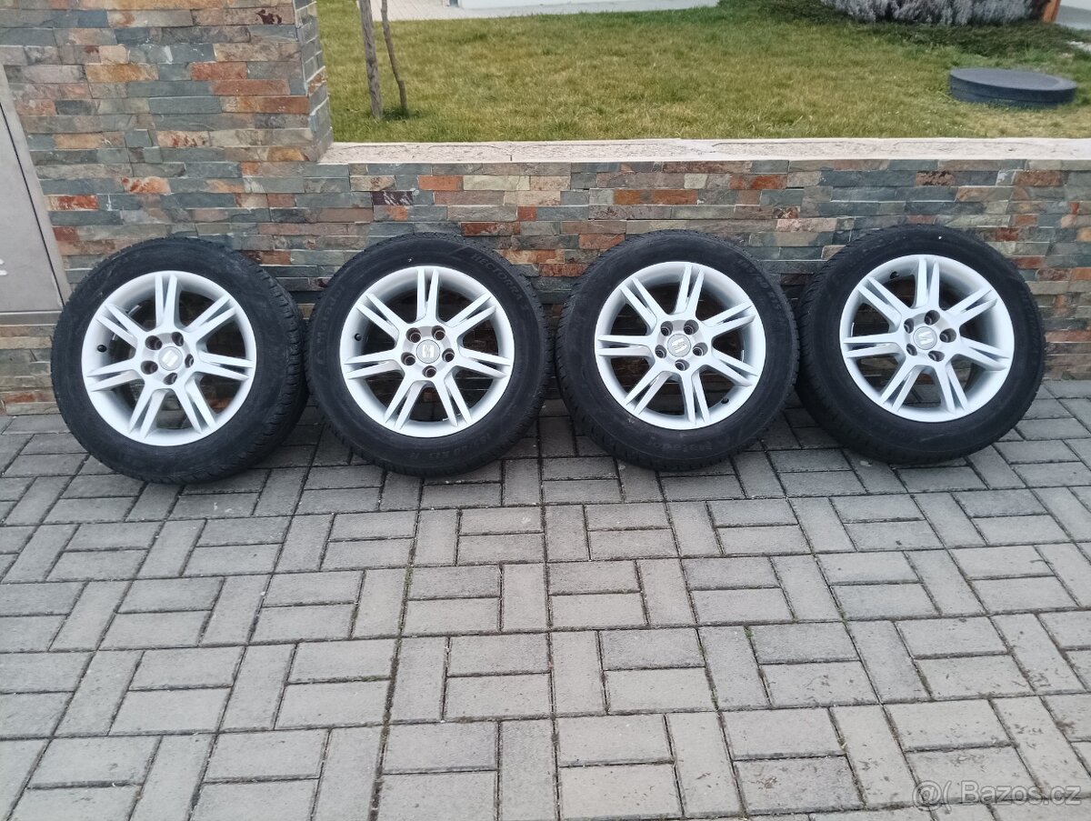 Alu kola r15x6j et 38 rozteč 5x100 letní pneu 185/60/15