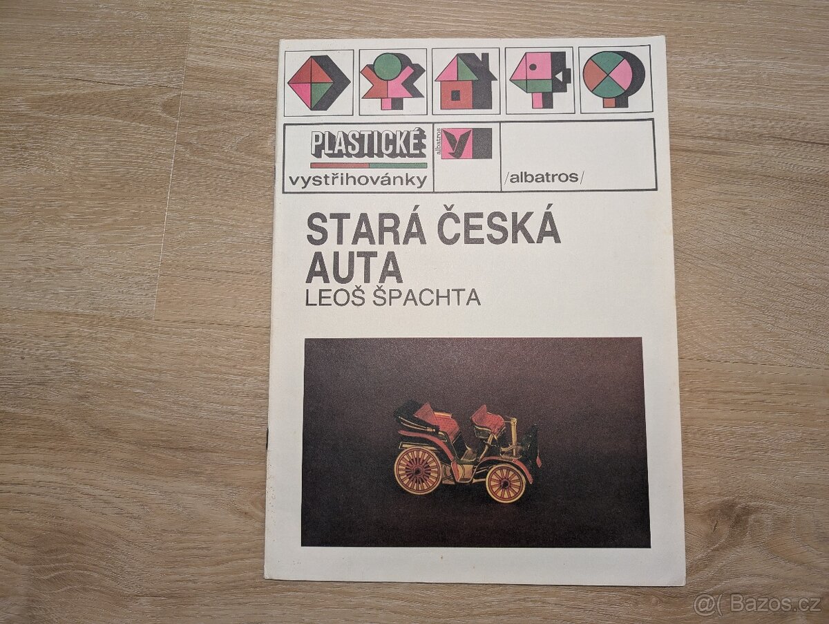 Vystřihovánky Stará Česká auta (1987, Albatros)