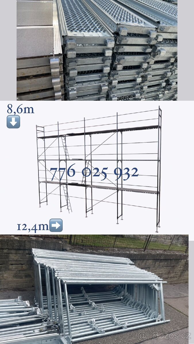 Rámové lešení  107m2 na prodej v Praze (typ Bauman)