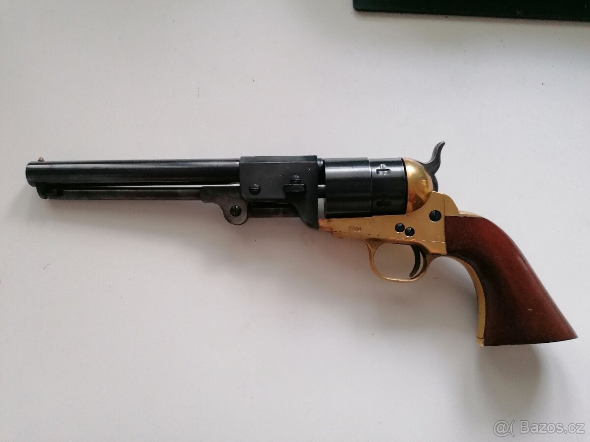 plynový revolver western Colt navy 1851, 9mm