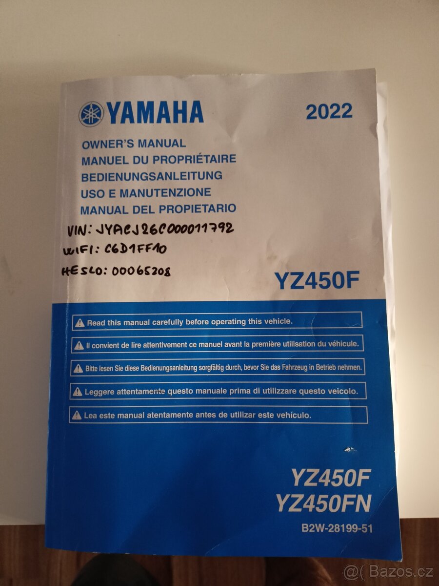 Yamaha yzf450 2022