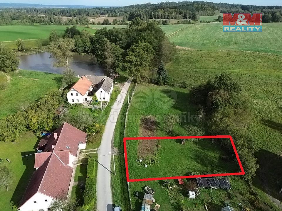 Prodej pozemku k bydlení, 600 m², Blažejov, ul. Oldřiš