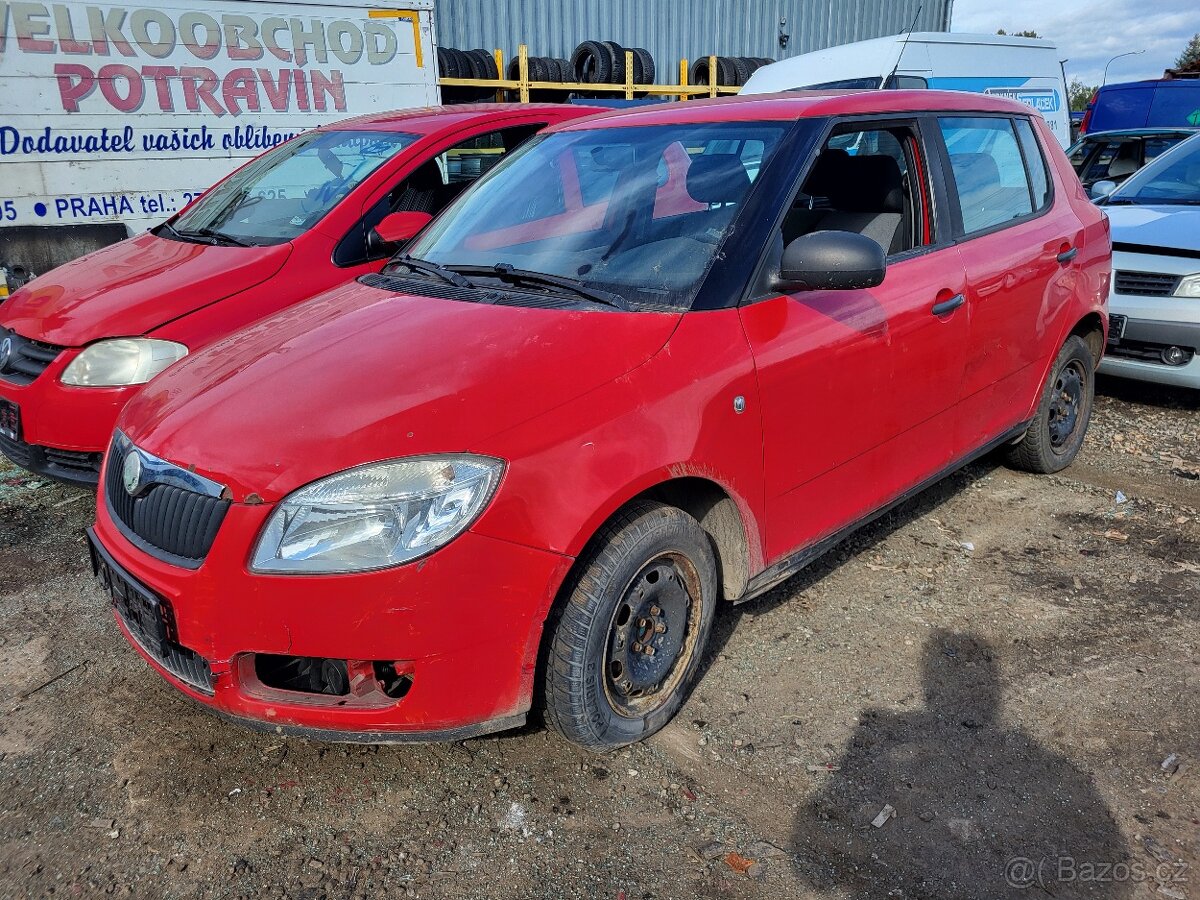 ŠKODA FABIA 2, 1.2 HTP 44kW, motor BBM, nahradni dily, ND