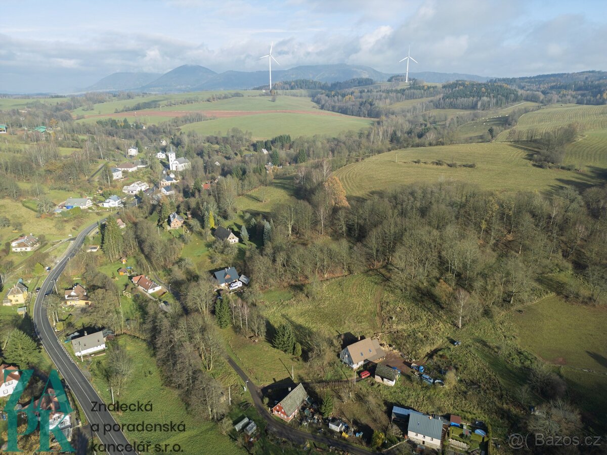 Prodej chalupy se stavebním pozemkem o rozloze 3000 m2