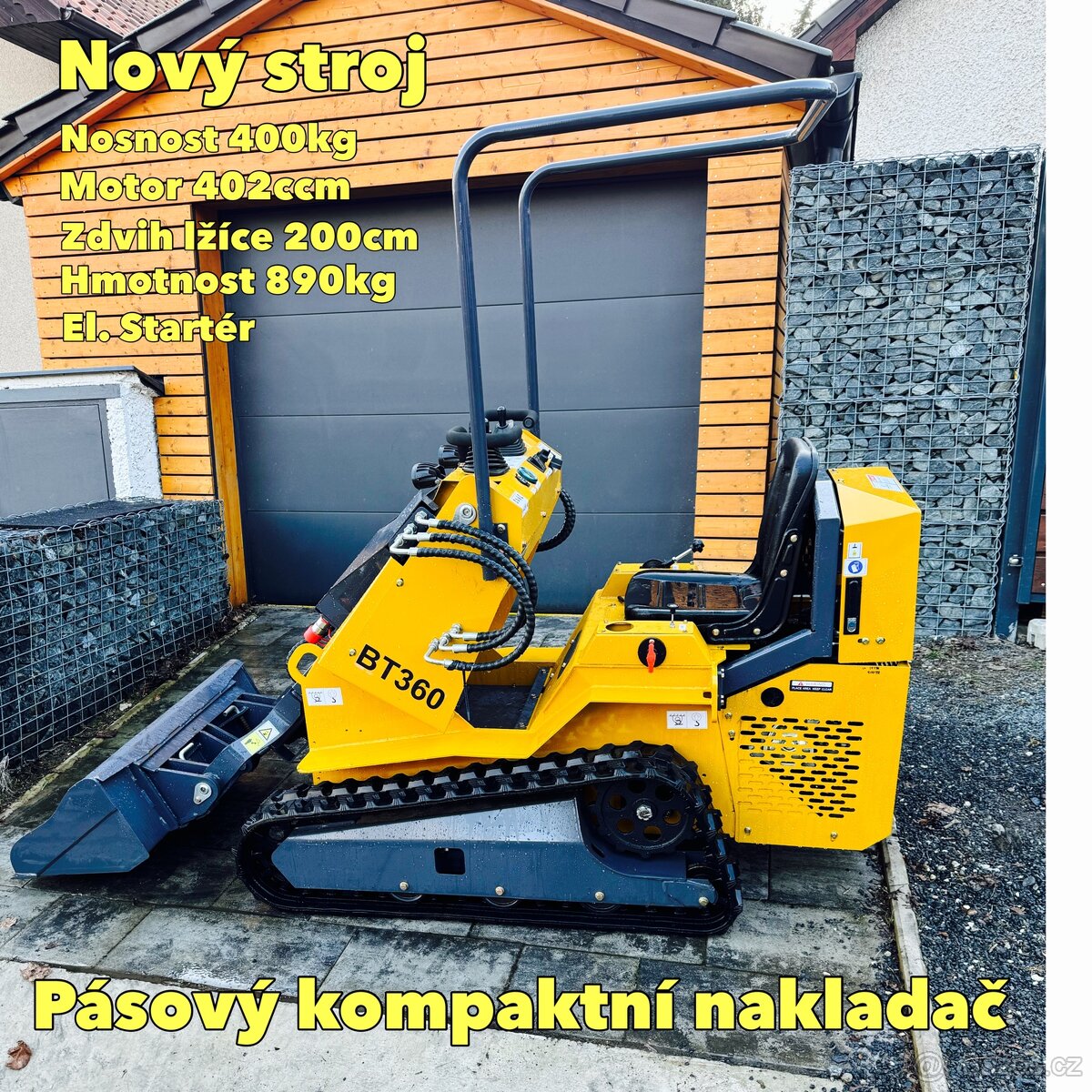 Nakladač, mini nakladač, smykáč