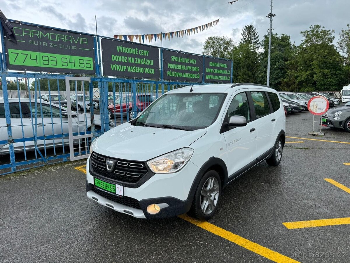 ► — PRODÁNO —  DACIA LODGY 1,6 SCE BEN/LPG - 75 kW, TOP STA