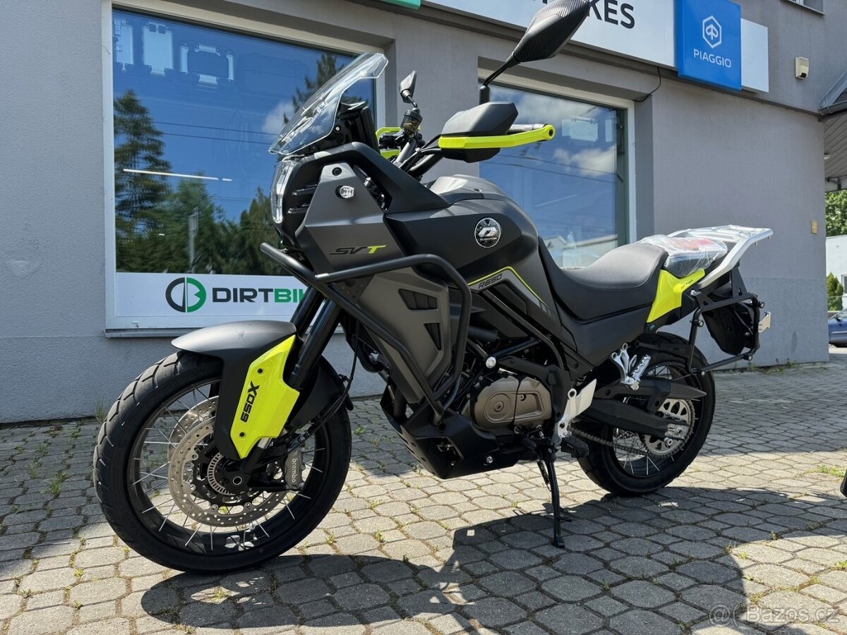 QJ Motor SVT 650 X SKLADEM + kufry za 5.000 Kč