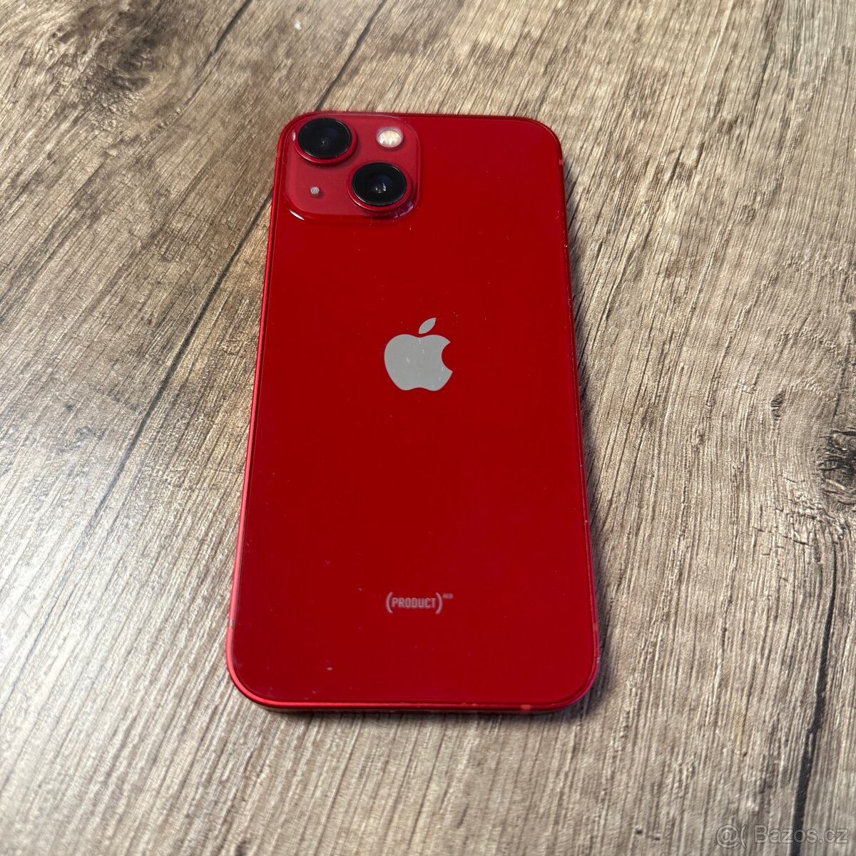 iPhone 13 mini 128GB červený, pěkný stav, 12 měsíců záruka