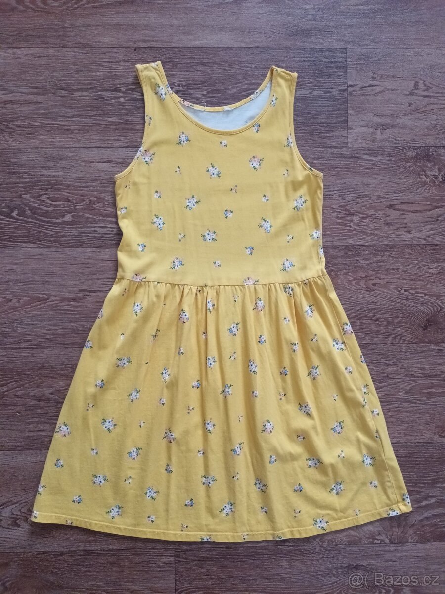 Letní šaty H&M vel. 158/164 - žluté