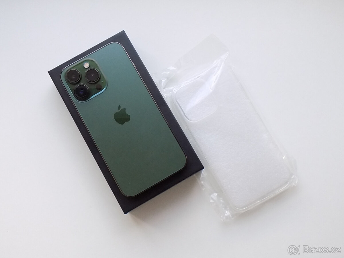 APPLE iPhone 13 Pro 128GB Alpine Green - ZÁRUKA 12 MĚSÍCŮ