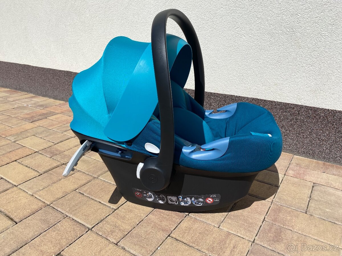 Cybex Aton M i-Size gold line river blue