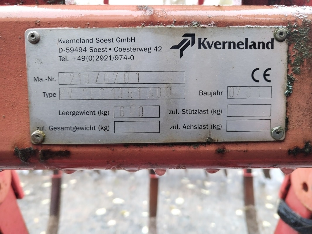 Kultivátor Kverneland KV CLC 1305 A01