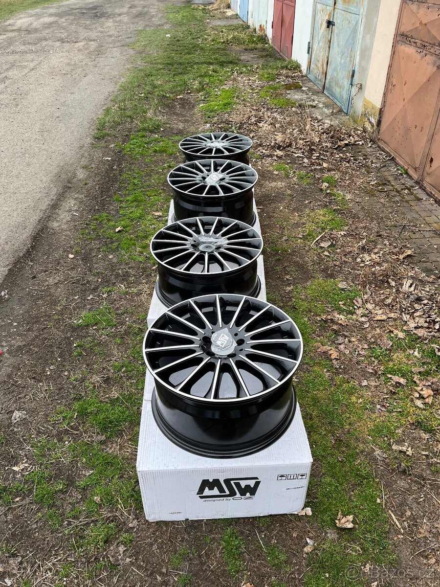 Prodám nová alu MSW by OZ 5x112 r18 dvourozměr