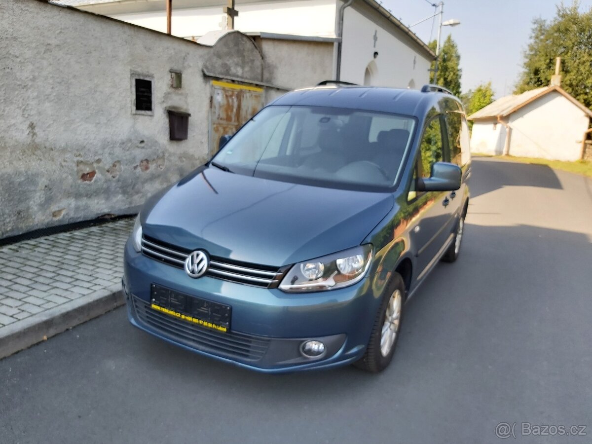 Volkswagen Caddy 1.2 TSi 77 kw, 2014, velmi pěkný stav