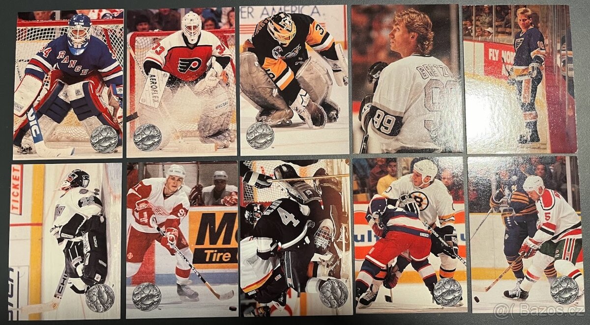 1991-92 Pro Set Platium Collectibles Insertni set 19 z 20