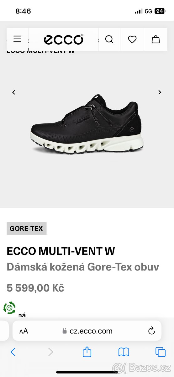 ECCO MULTI-VENT W Gore-Tex vel.41