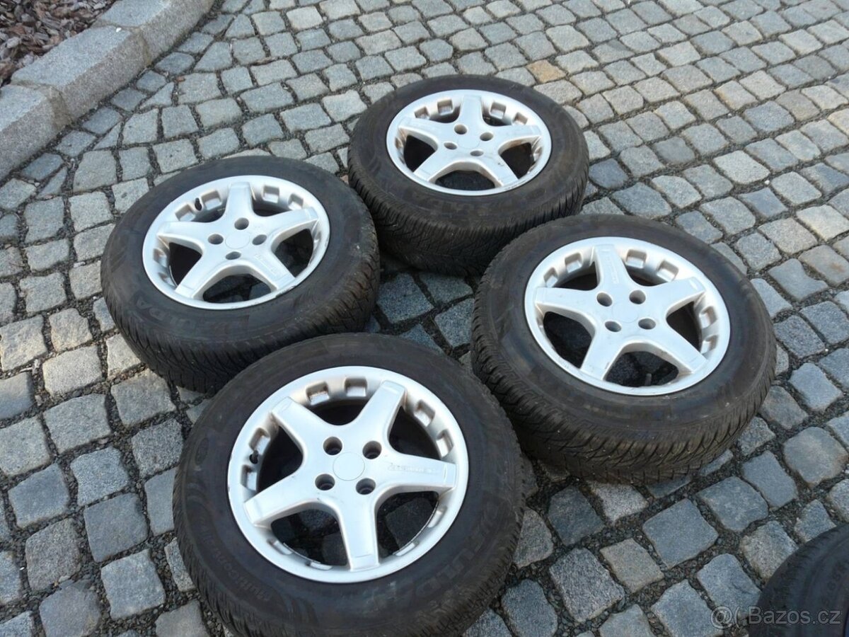 ALU KOLA + ZIMNÍ PNEU 195/65R15 OPEL 15"