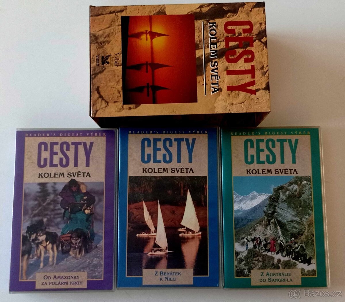 3 x VHS: CESTY KOLEM SVĚTA