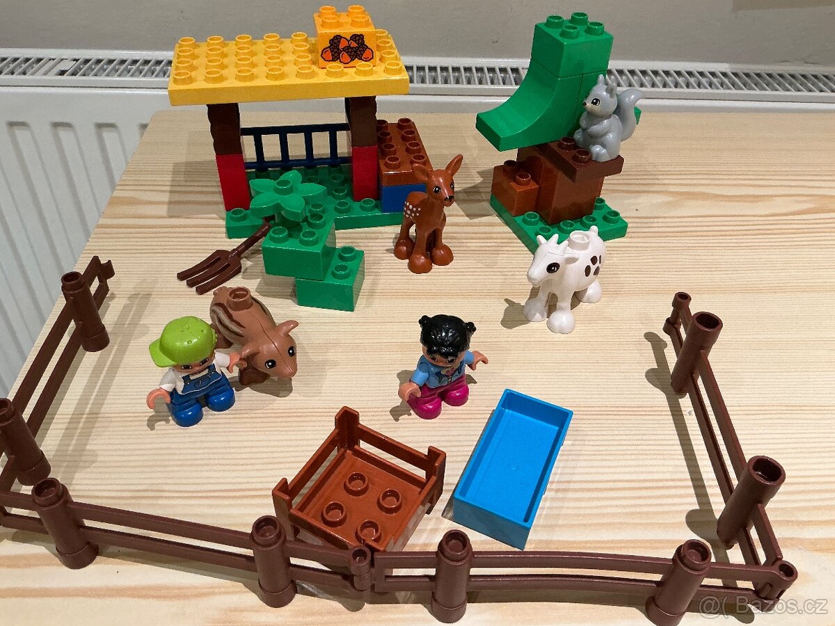 Lego duplo zvířátka v lese