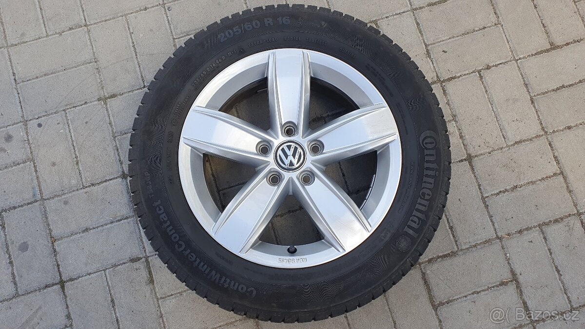 Zimní Sada Alu Kola 5x112 205/60 R16 Volkswagen Touran Golf