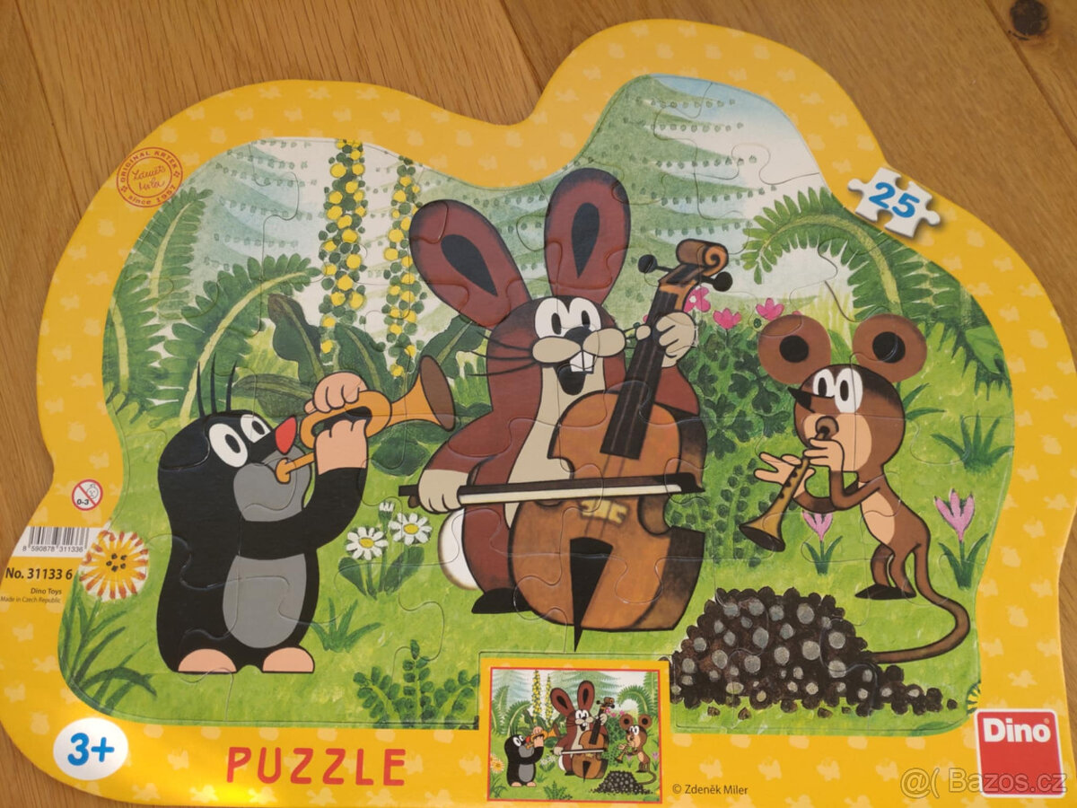 Puzzle krteček (25dílků)