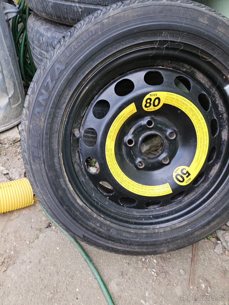 Náhradní kolo 205/55 R16  Nová pneumatika