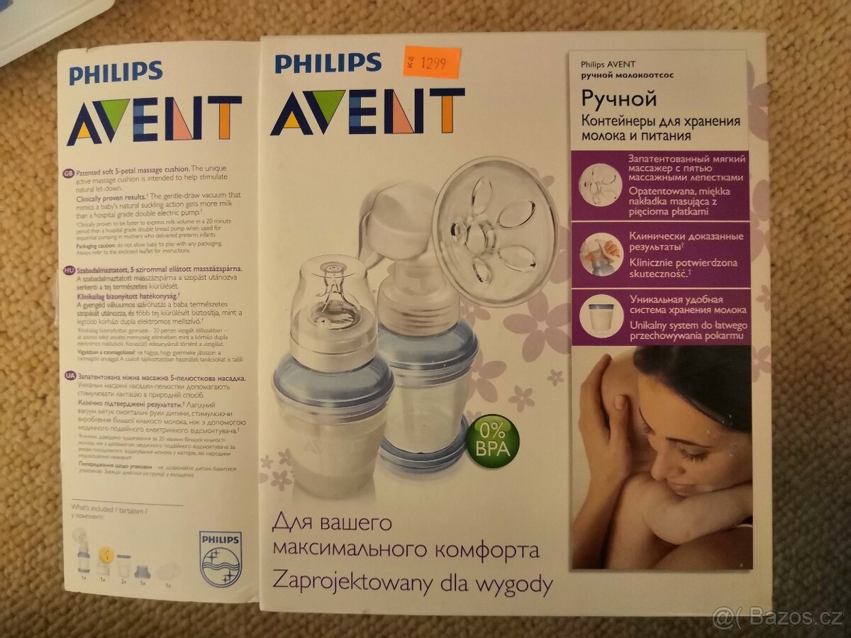 AVENT - Philips Odsávačka mléka bez BPA + VIA systém