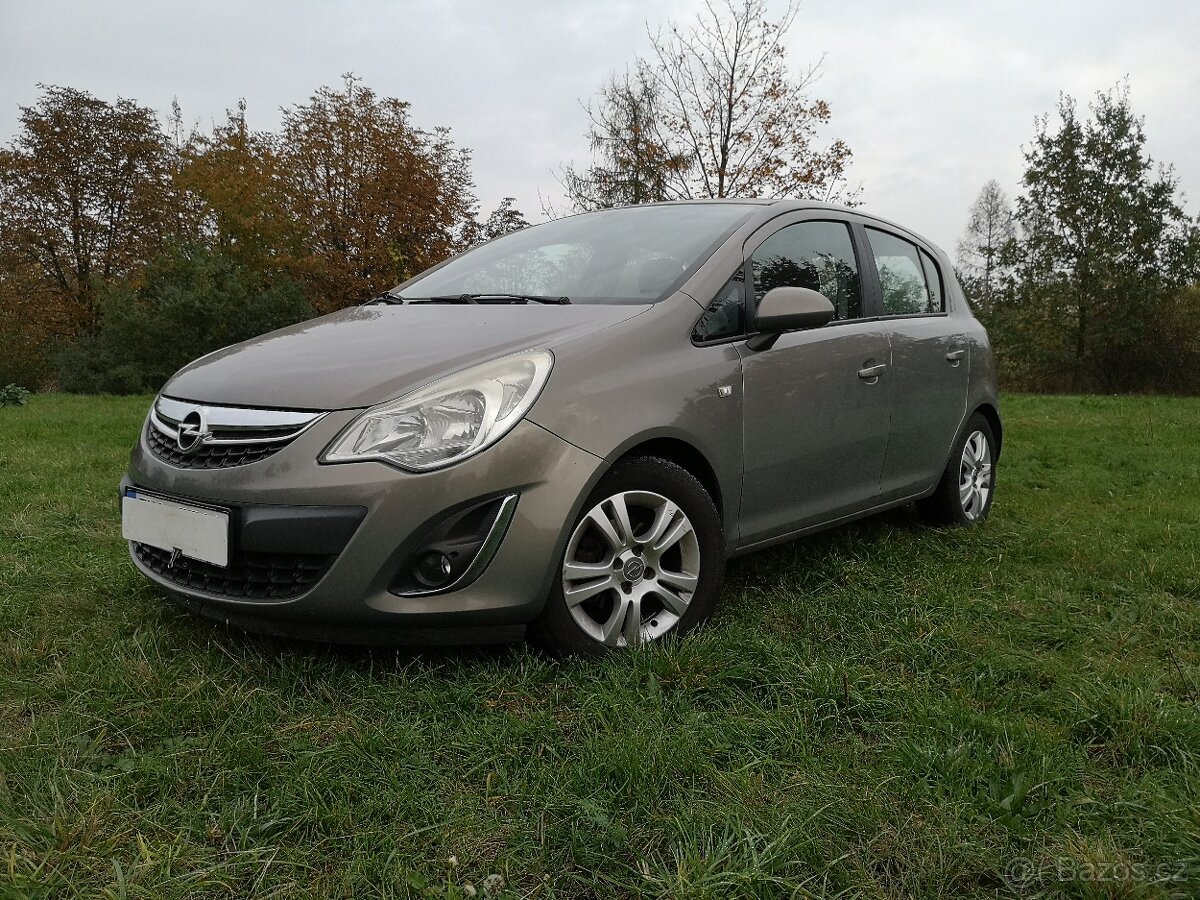 OPEL CORSA BENZÍN 1.4i 74KW 1,MAJTELKA/ČR/SERVIS/75TIS.KM