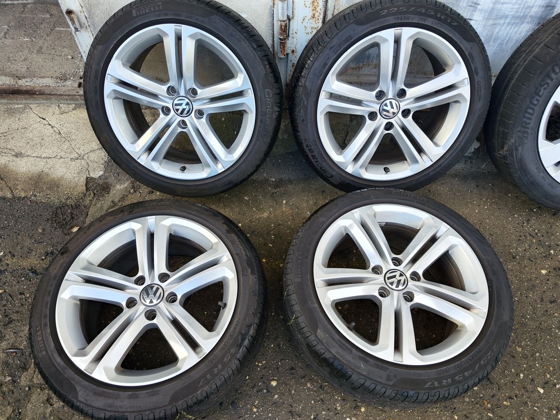 17"letní alu sada Mallory 5x112 origo Golf 6 Touran Passat