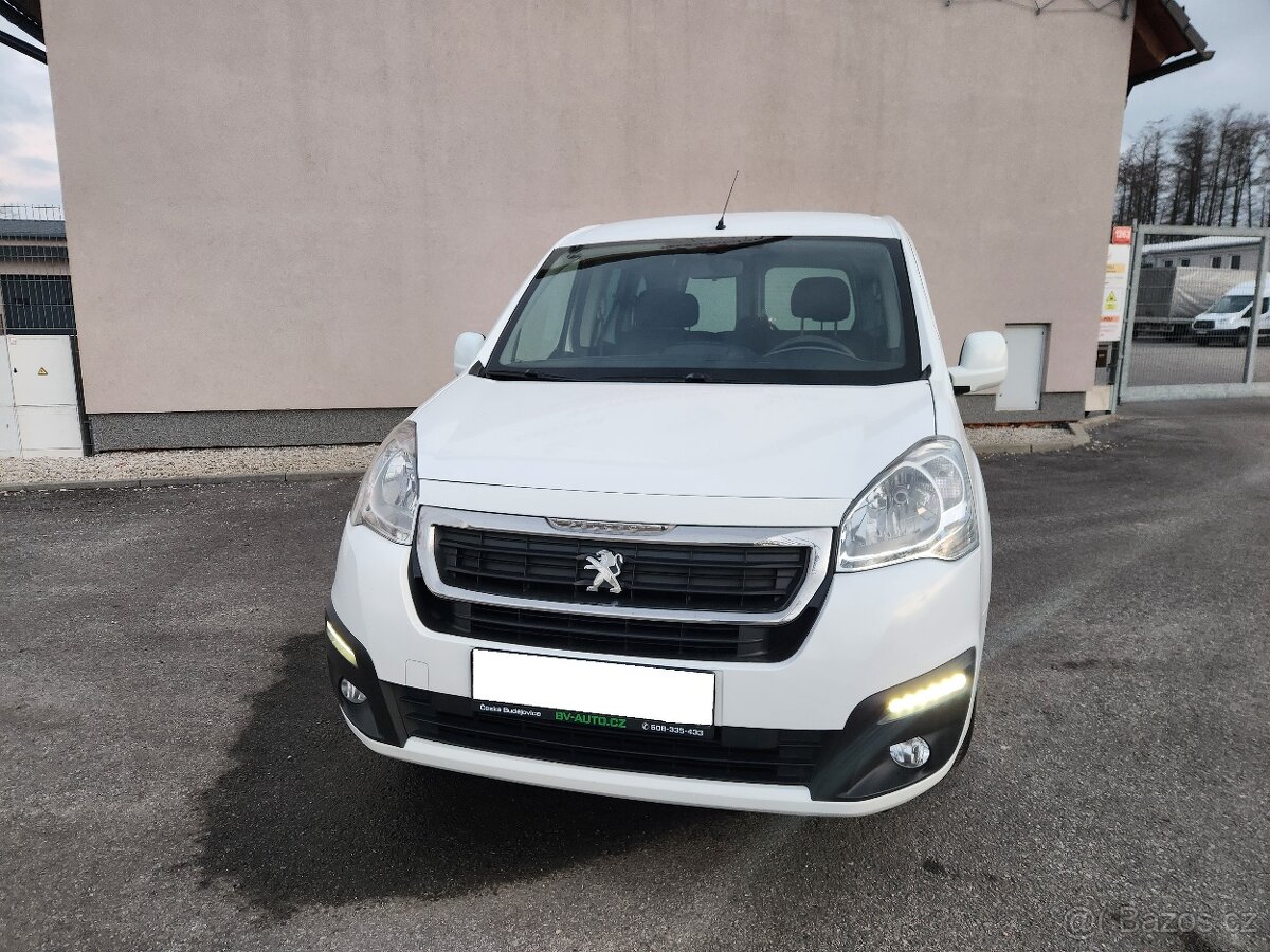 Peugeot Partner Tepee 1,6 HDi 73 kW 2018, původ ČR,