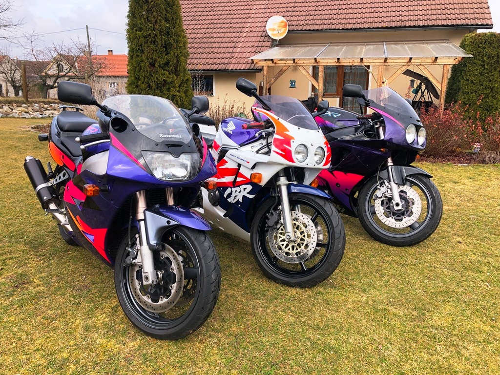 Kawasaki ZXR 400, ZXR 750, Honda CBR 400RR Fireblade